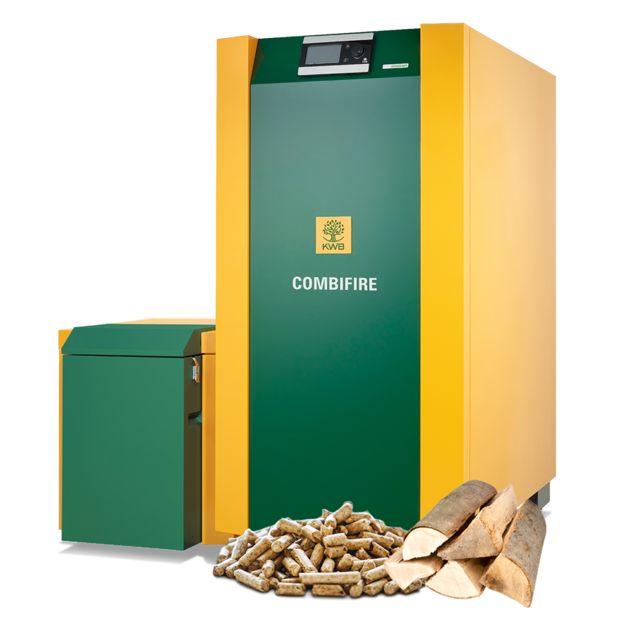 KWB Combifire kombikatel - pelletid ja halupuit